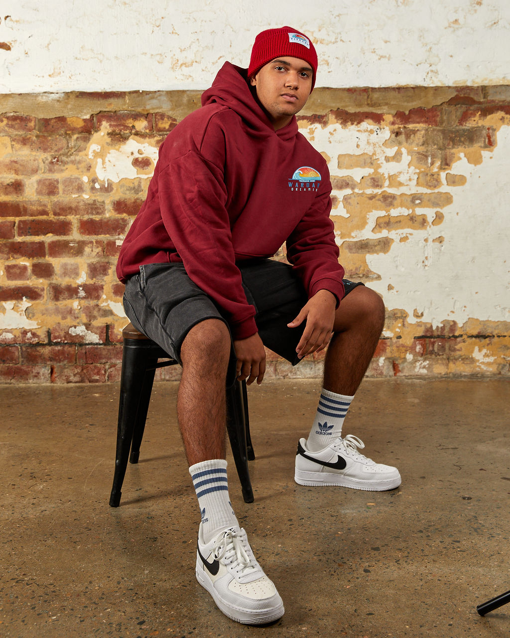 Thick Polar Fleece Oversized Solid Hoodie