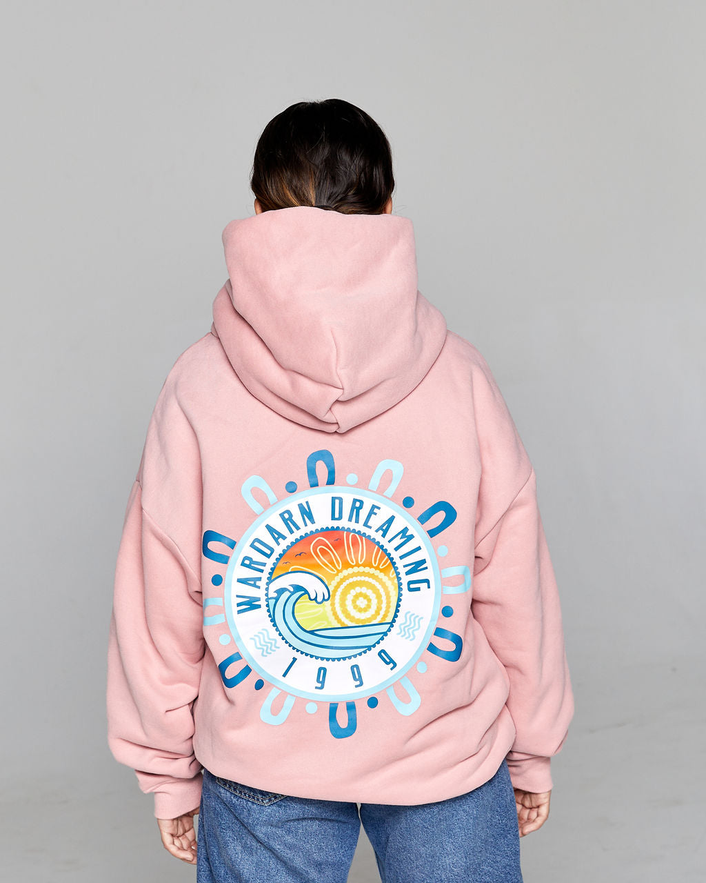 Thick Polar Fleece Oversized Solid Hoodie