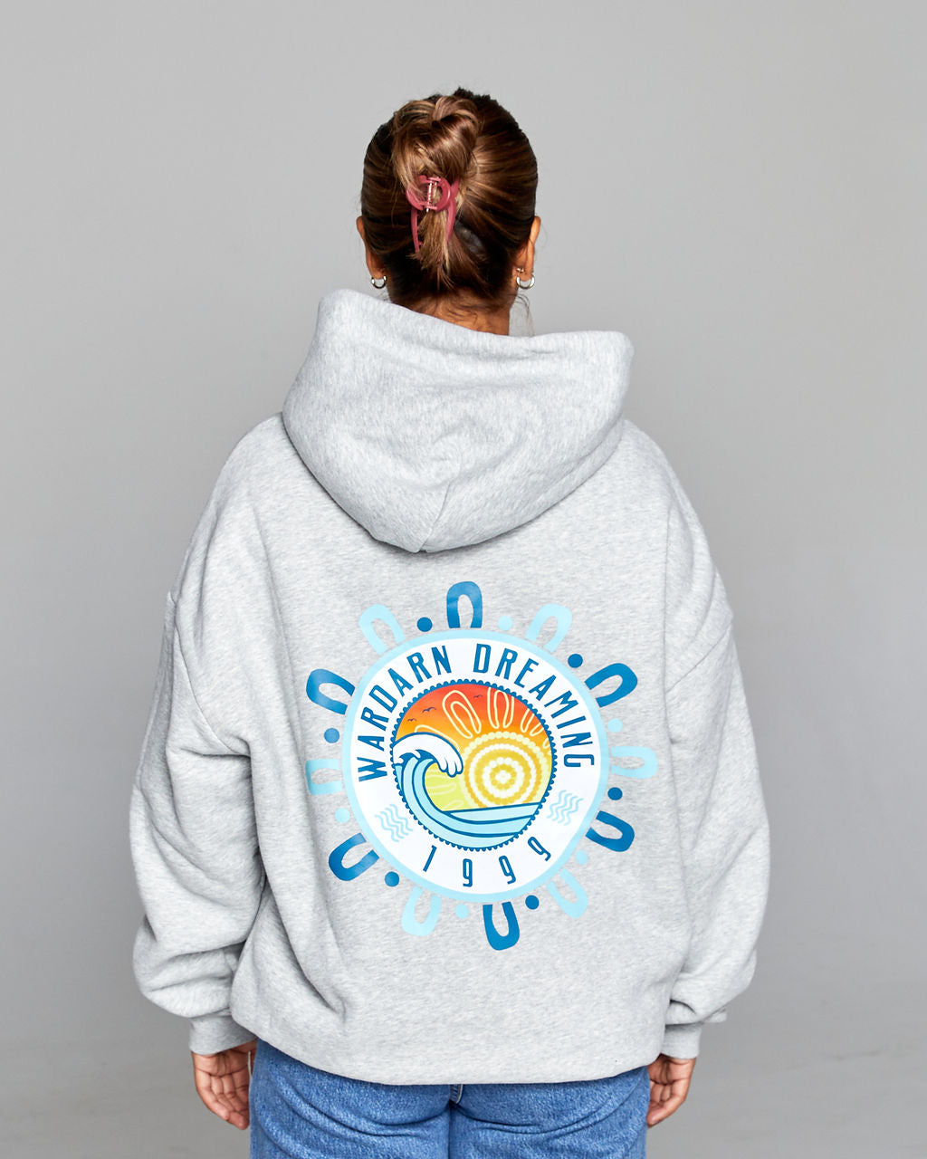 Thick Polar Fleece Oversized Solid Hoodie