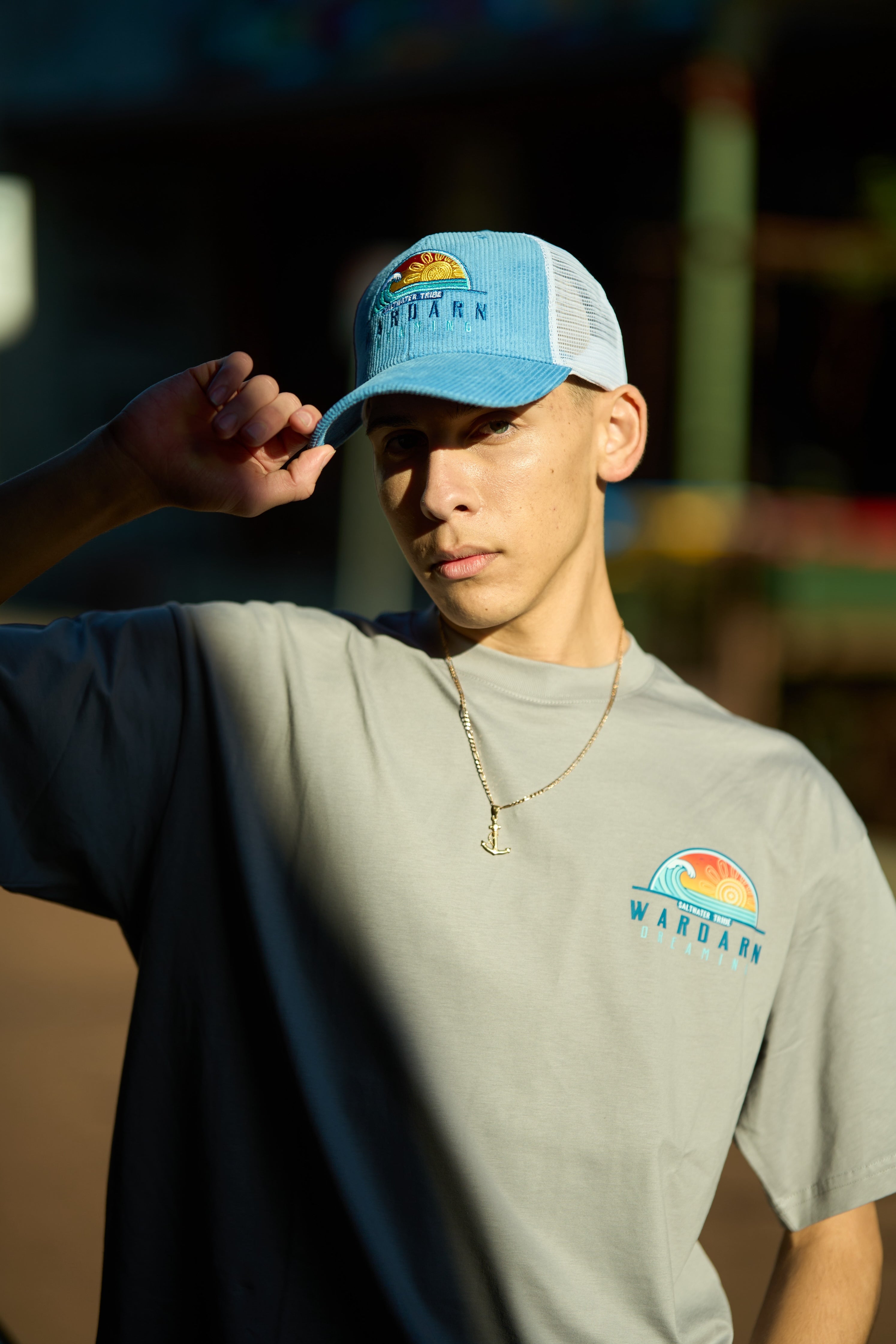 Trucker Hat - Mesh & Blue